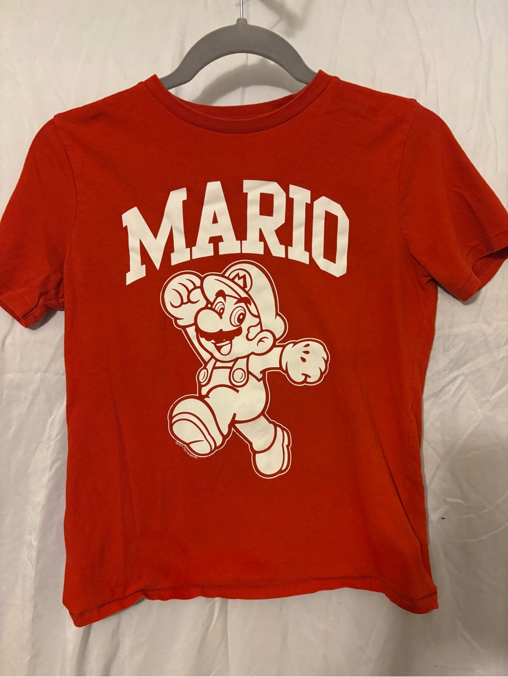 Gap Kids Boys T-Shirt Size Large (L) – Red Mario Graphic Tee